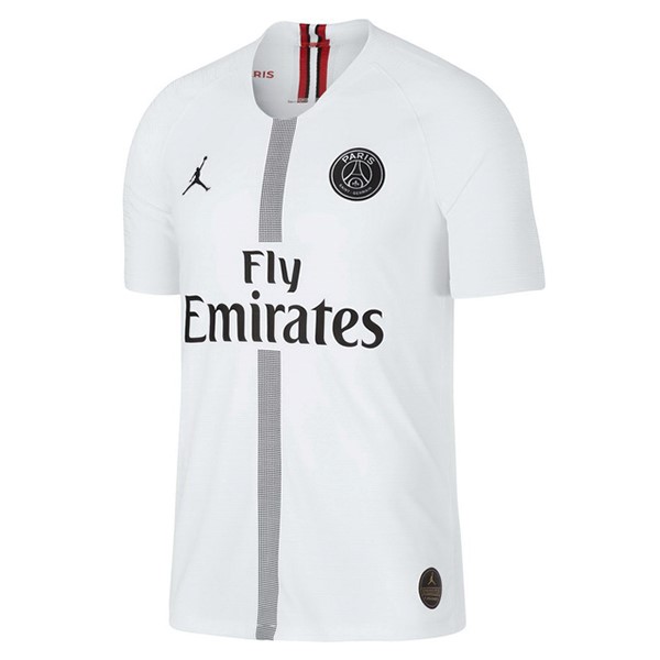 JORDAN Tailandia Camiseta Paris Saint Germain Tercera Replica Segunda Ropa 2018/19 Blanco